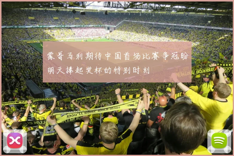 蒙哥马利期待中国首场比赛争冠盼明天捧起奖杯的特别时刻